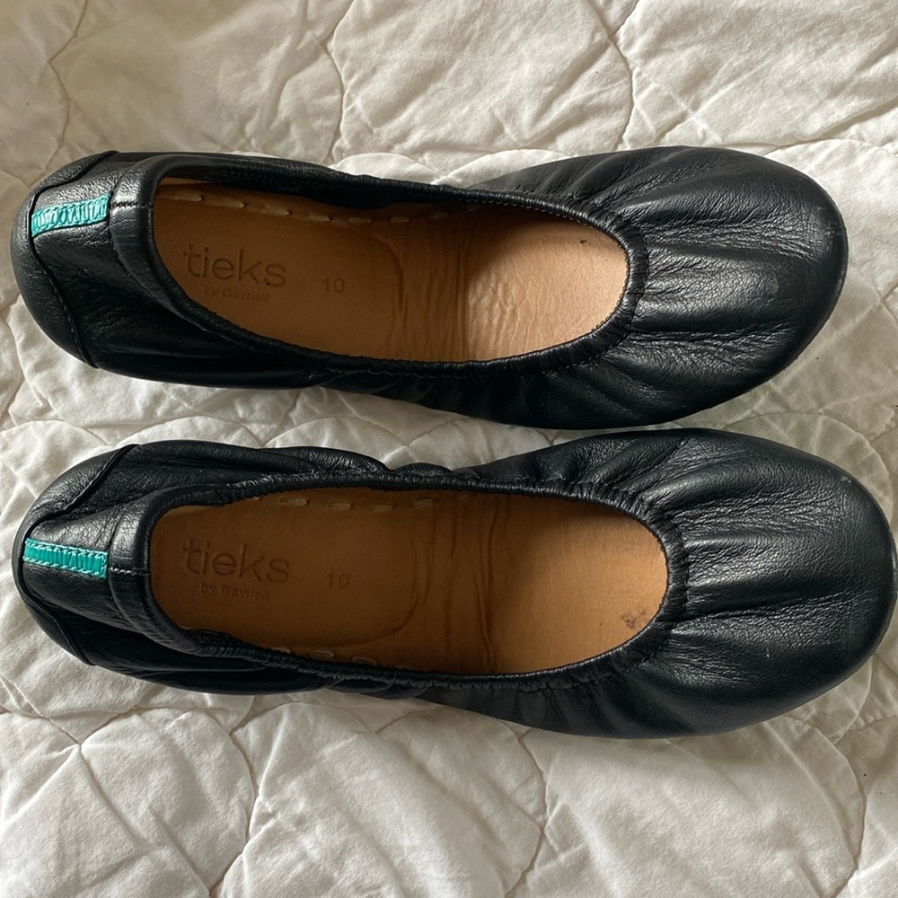 Matte Black Tieks size 10